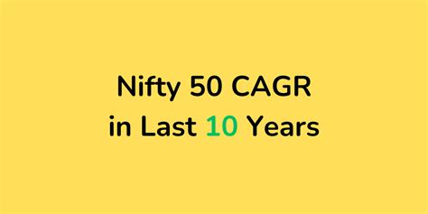 nifty 50 cagr